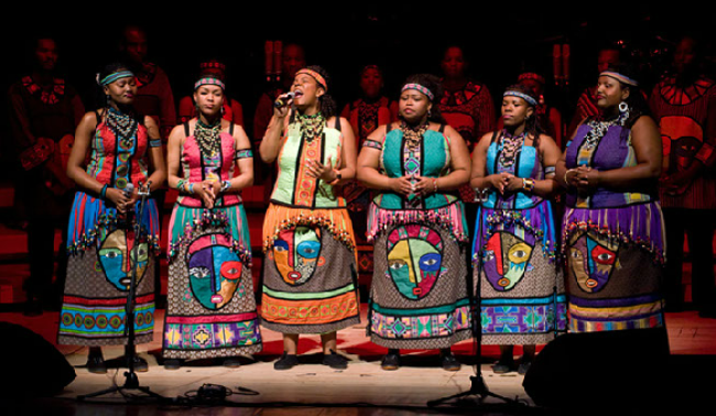 <font color=#00b060>The Soweto Gospel Choir</font>